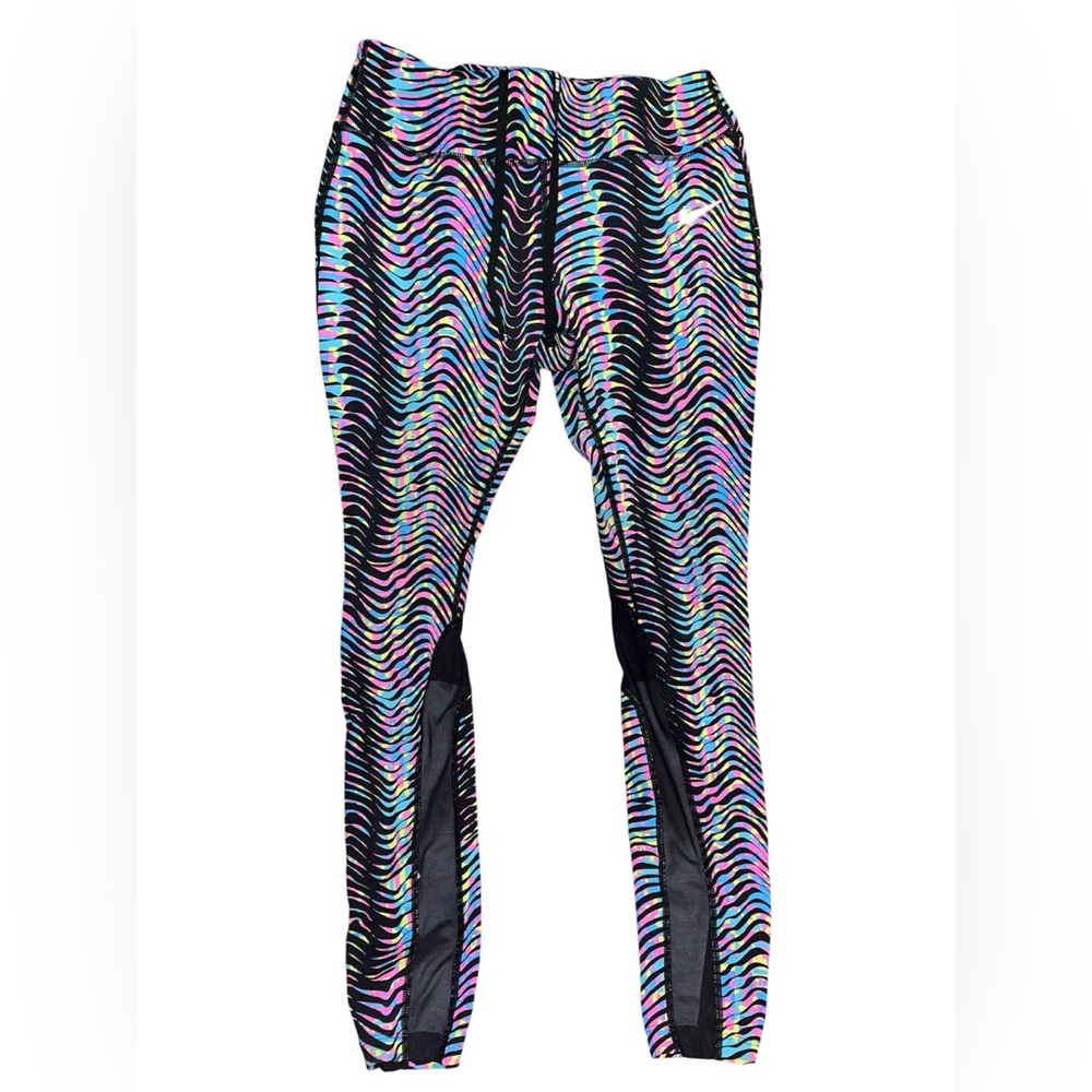 Holographic Zebra Print Leggings Women’s Nike Size M
